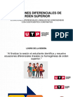 S06.s1 - ECUACIONES DIFERENCIALES DE ORDEN SUPERIOR - NO HOMOGENEAS