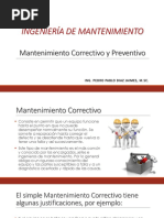 Mantenimiento Correctivo y Preventivo