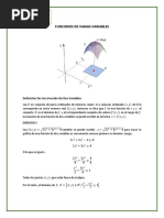 Funciones de Varias Variables