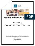 BEE Handbook Lab Investigations III SEP-DEC 2020