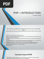 PHP Introduction