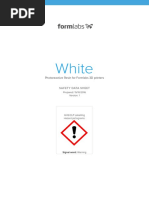 White: Photoreactive Resin For Formlabs 3D Printers