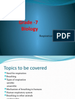 Grade - 7 Biology: Chapter-10 Respiration in Organisms