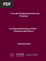 Caso Practico - Los Tipos de Interés y El Valor Temporal de Dinero - Caso Práctico PDF