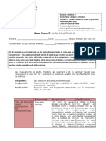 2° Medio Guía Clase 9 Análisis Literario - Historia Del Guerrero y de La Cautiva