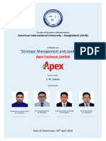 Strategic Management & Leadership of Apex PDF