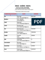 Correos y Docentes de Grado 3C