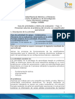 Guia de Actividades y Rúbrica de Evaluación - Fase 3 - Presentar Solución Al Problema Del Circuito Con Amplificador Operacional