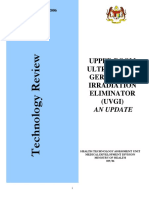 Upper Room Ultraviolet Germicidal Irradiation Eliminator (UVGI) An Update