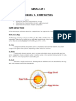 Lesson 1: Composition: Parts of An Egg