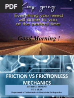 Friction VS Frictionless Mechanics