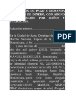 Intimacion y Demanda en Cobro de Pesos