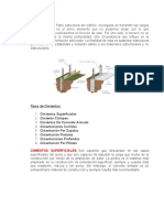 Tipos de Cimentaciones