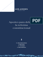 Aportes para Debatir La Reforma Constitucional