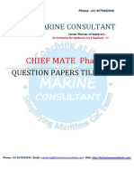 Chief Mates Phase 2 Question Papers PDF