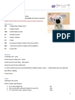 Koala: Please Read Pro Tips at The End of This Pattern Before Beginning