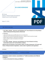 Sae J3016 Revisions & Sae Ads/Adas Standards