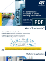 ST Sensors and Solutions in Smart Industry Applications