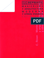 (Colin Rowe) Las Matemáticas de La Vivienda Ideal