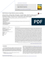 JONES Et Al - 2016 - Brief History of Agricutural Systems Modeling.