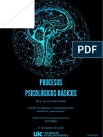 Cuadro Comparativo Características de Sensación y Percepción PDF