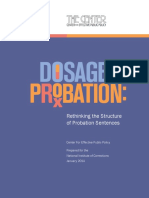 National Institute of Corrections Dosage Probation