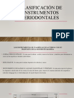 Clasificación de Instrumentos Periodontales