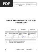 Plan de Mantencion de Vehiculos