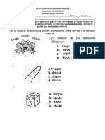 Examen Matematicas-Lenguaje