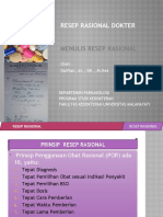 PPT Resep Rasional Dokter (Menulis Resep Rasional)