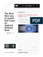 Install Kali Linux On Android Without Root - HTML