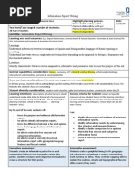 Information Report Unit Plan