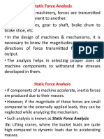 Static Force Analysis