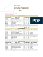 AMA International University Bahrain: Curriculum: Effective SY 2008-2009 First Year Attendence