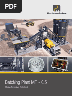 Batching Plant MT - 0.5: Mixing Technology Redefined