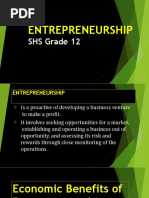 Entrepreneurship: SHS Grade 12