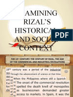 Examining Rizal'S Historical and Social Context