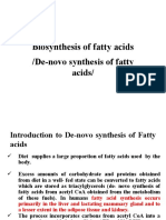 Metabolism of Lipids (2) New