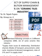 A Project of Supply Chain & Distribution Management (SDM) On "Ceramic Tiles