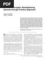 PHIPPS - & - OZANNE - 2017 - Routines Disrupted - Reestablishing Security Through Practice Alignment