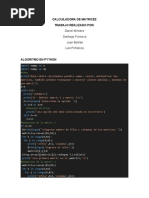 Proyecto Calculadora de Matrices