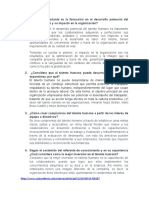 Qué Tan Importante Es La Formación en El Desarrollo Potencial Del Talento Humano y Su Impacto en La Organización