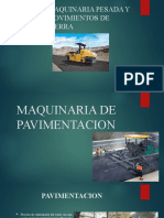 Maquinaria para Pavimentación