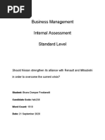 Business Management Internal Assessment Standard Level