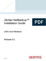 Veritas Netbackup™ Installation Guide: Unix and Windows