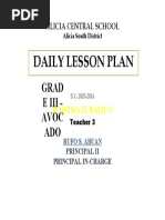 Daily Lesson Plan: Grad Eiii-Avoc ADO