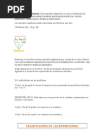 Expresiones Algebraicas