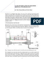 Experiments and CFD Simulation of Stratified Horizontal Two-Phase Flow