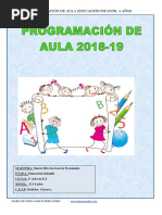 Programación de Aula Infantil 4 Años 2018 19 PDF