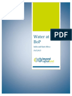 Water at The BOP (Beyond Capital Fund)